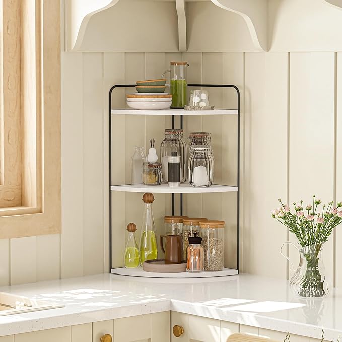 Bathroom Counter Organizer,Countertop Organizer,Vanity Organizers,Bathroom Storage,Bathroom Sink Organizers,Counter Shelf,Corner Counter,Corner Shelves