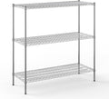 21" Deep x 54" Wide x 54" Height Wire Shelving Kit | 3-Tier | NSF Commercial Storage Rack Unit