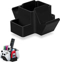 BRAINWAVZ Dual Game Controller, TV Remote Control & Stationary Storage Desktop Organizer Holder, Universal Design for Xbox ONE PS5 PS4 PC Gamepads, Reduce Clutter (D03)