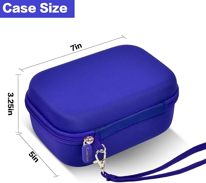 USB Flash Drive Case, Thumb Drive, Memory Card SD SDXC SDHC Card Holder Organizer, Electronic Accessories Storage Bag for SanDisk/SamData/Samsung/TOPESEL/Memory Stick/YubiKey - Blue(Box Only)