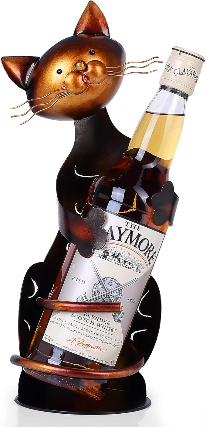 Cat Decor Wine Holder Wine Rack Wine Bottle Holder Wine Cat,Gift for Halloween and Christmas,Cat Gifts for Cat Lovers………