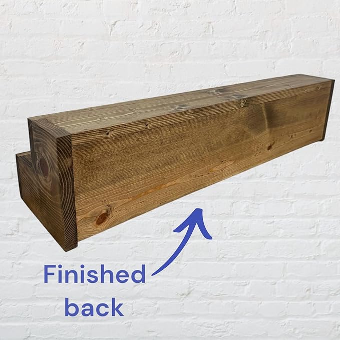 Tiered Bottle Shelf | 2 Tier Liquor Bottle Display | Bar Organization | Display Shelf | Wine Shelf | Bar Display | Kitchen Counter Shelf (18", Early American)