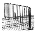 Metro DD21C Super Erecta Shelf Divider, Chrome, 8" x 21"