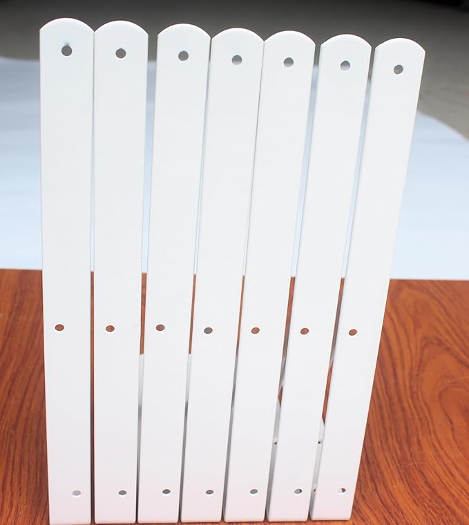 16 Pack L12 x H 8" White Heavy Duty Shelf Brackets with Screws Metal Shelf Brackets Shelf Support Angle Brackets for Shelves L Brackets Heavy Duty Floating Shelf