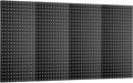 Pegboard Wall Organizer 4 PCS 24" x 12" Black Peg Board Metal Pegboard Panels for Garage Tool Storage