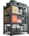 Letaya 2000LBS Storage Shelves Heavy Duty,60" H Garage Shelving Units, 4 Tier Adjustable Utility Rack Shelf,Large Metal Industrial Shelves,for Shop,Warehouse,Basement (40" W x 20" D x 60" H)