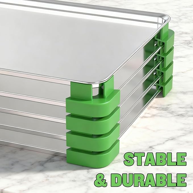 16 Pcs Original Tray Stackers for Harvest Right Freeze Dryer Trays, Stacks 5 Trays, Freeze Dryer Machine Accessories, Freeze Dried Food Storage