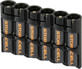AAA Battery Storage Caddy by Storacell, Black, Holds 6 Batteries (Not included)