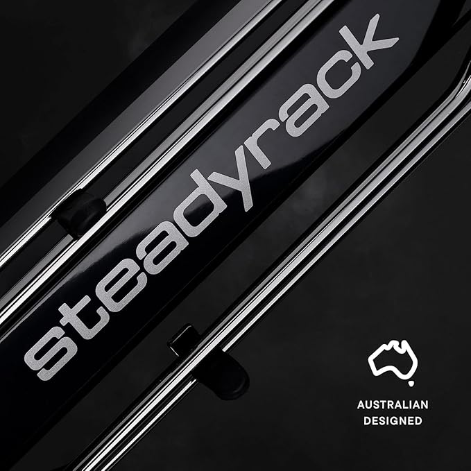 Steadyrack Bike Rack for Fat Bikes - The Original Wall Mounted Vertical Bike Storage - Fits Fat Tires - Space Saving Pivot Design - Heavy-Duty Steel Rack for Indoor Garage, Apartment or Home Use