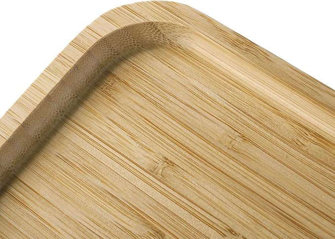Bamboo Vanity Tray, Bathroom Counter Tray, Toilet Tank Top Tray for Organizing and Decor Display, 11.8 x 5.1 x 0.8 inch