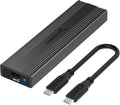 Sabrent USB 3.2 Type-C Tool-Free Enclosure for M.2 PCIe NVMe and SATA SSDs (EC-SNVE)