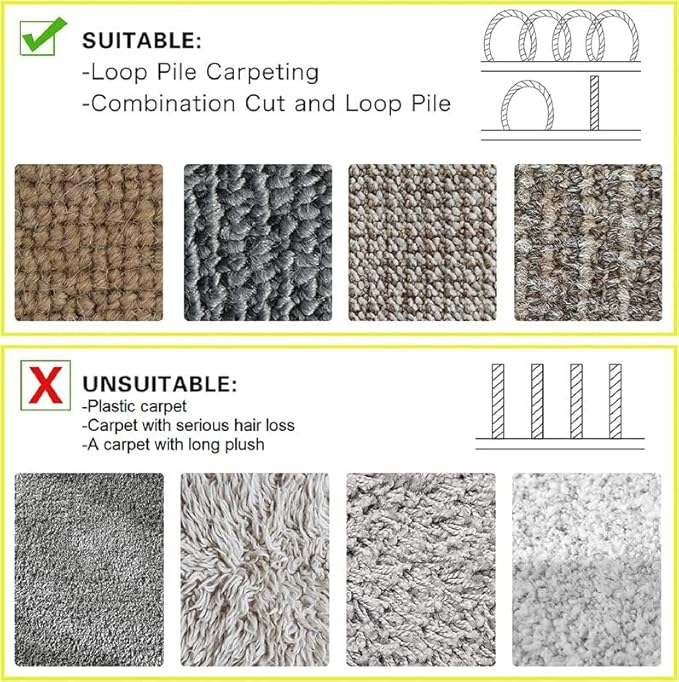 WILLBOND Carpet Cord Cover Cable Protector Floor Cover Cable Protector Management Only for Commercial Office Carpet(19.69 ft,Black)