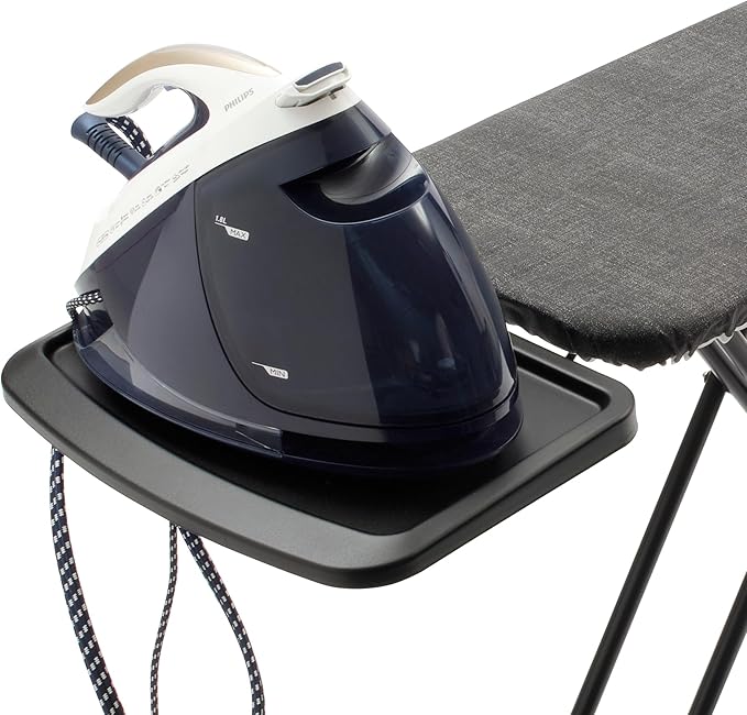 Brabantia - Ironing Board C - Extra Large Steam Iron Rest - Adjustable in Height - Non-Slip Rubber Feet - Cotton Cover with Foam Layer - Foldable XL Unit - Spring Bubbles - 49 x 18 inches