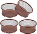 VILLCASE Paper Clip Holder, PaperClip Holders for Desk, Metal Mesh Paperclip Dispenser Organizer Desktop Binder Clip Holder Container for Home Office School, 4pcs