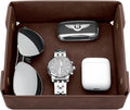 CASIRENA Father's Day Gifts Faux Leather Valet Tray Organizer for Men - Catch-All Tray for Entryway Table Key, Wallet, Watch, Coin Change, Phone, Dresser EDC Dump Jewelry, Bedside Nightstand Desk-top
