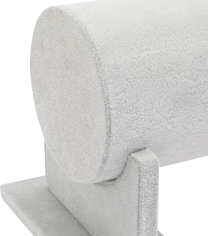 Juvale 2 Pack Velvet Headband Holder and Organizer Stand for Girls and Women - Storage Rack and Display for Hair Accessories (Gray)
