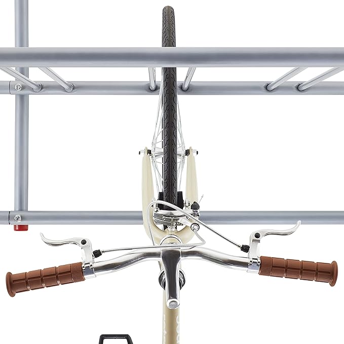 Retrospec Commercial Grid Bike Rack - Single & Double Sided - Bicycle Storage Stand for Garages, Stores, Schools & Universities Power Coated Steel