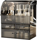 MOOCHI Professional Large Cosmetic Makeup Organizer Bathroom Storage Display Case with Drawers
