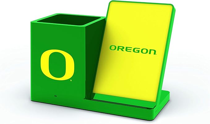 SOAR NCAA Unisex Cell Phone Wireless Charging Stand and Desktop Organizer