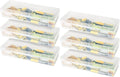 IRIS USA Pencil Case Boxes, 6-Pack, |Made in USA|, Plastic Bead Organizing Containers with Snap Lid for Arts, Crafts, Ephemera, Stickers, & Dance Cheer, Clear - Large