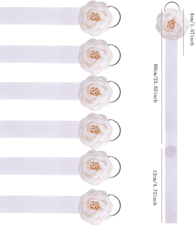 6PCS Bow Holder Hair Bow Organizer,Baby Decorative Hair Accessories Organizer,Flower Hair Clips Storage Bow Holder for Girls Hair Bows,Room Nursery Wall Hanging Decors (hua-6-B) (hua-6-B) (hua-6-B)