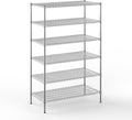 24" Deep x 48" Wide x 74" Height Wire Shelving Kit | 6-Tier | NSF Commercial Storage Rack Unit