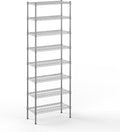 14" Deep x 30" Wide x 86" Height Wire Shelving Kit | 8-Tier | NSF Commercial Storage Rack Unit