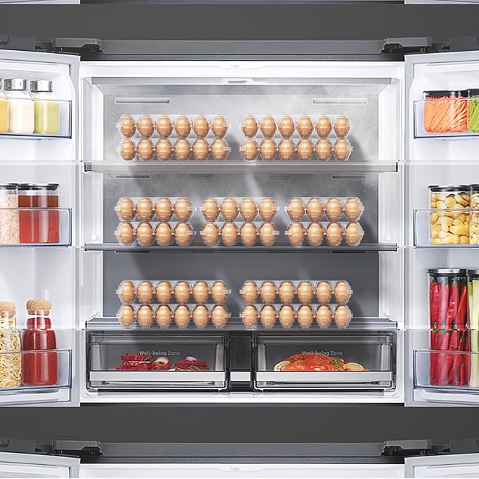 120 Pack Plastic Egg Cartons Cheap Bulk, 12 Count Clear Egg Containers for Fresh Chicken Eggs, 3x4 Grids Refrigerator Egg Trays for Refrigerator Storage, Chicken Farm, Market Display & Commercial Use