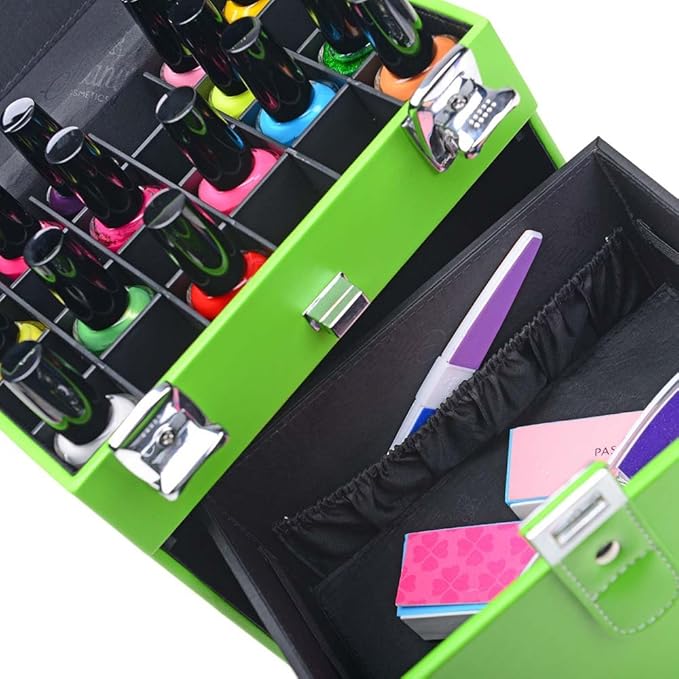 SHANY Color Matters - Makeup Travel Case Nail Accessories Organizer and Makeup Train Case - Makeup Storage Box - Bird of Paradise