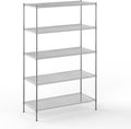 24" Deep x 54" Wide x 86" Height Wire Shelving Kit | 5-Tier | NSF Commercial Storage Rack Unit