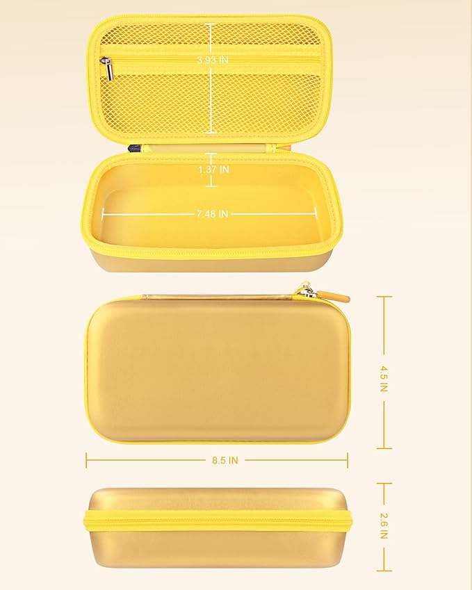 Stukkaze Memory Card Case - Water-Resistant & Anti-Shock 36 Slot Holder, 27 Micro SD & 9 SD/SDHC/SDXC Cards Organizer for Camera - Gold