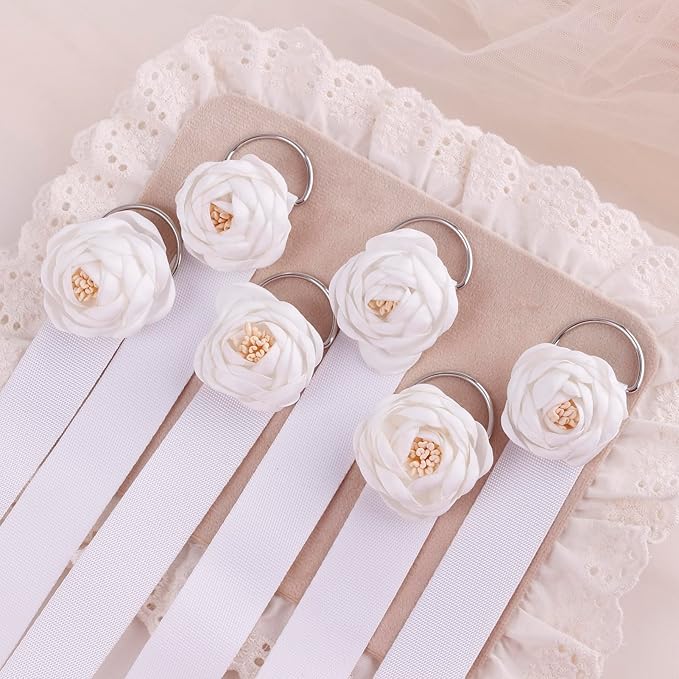 6PCS Bow Holder Hair Bow Organizer,Baby Decorative Hair Accessories Organizer,Flower Hair Clips Storage Bow Holder for Girls Hair Bows,Room Nursery Wall Hanging Decors (hua-6-B) (hua-6-B) (hua-6-B)
