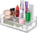Acrylic Desk Organizer 12 "x 6.7" x 4", Clear Desktop Drawer Tabletop Storage Organization for Office Home Makeup Skincare Jewelry