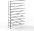 14" Deep x 54" Wide x 86" Height x Wire Shelving Kit | 10-Tier | NSF Commercial Storage Rack Unit