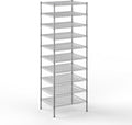 24" Deep x 30" Wide x 86" Height Wire Shelving Kit | 10-Tier | NSF Commercial Storage Rack Unit