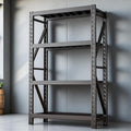 torage Shelves,Garage Shelving Heavy Duty Metal Adjustable Garage Shelves, Shelving Units Industrial Shelving for Warehouse(Black, W31.5*D19.7*H63)