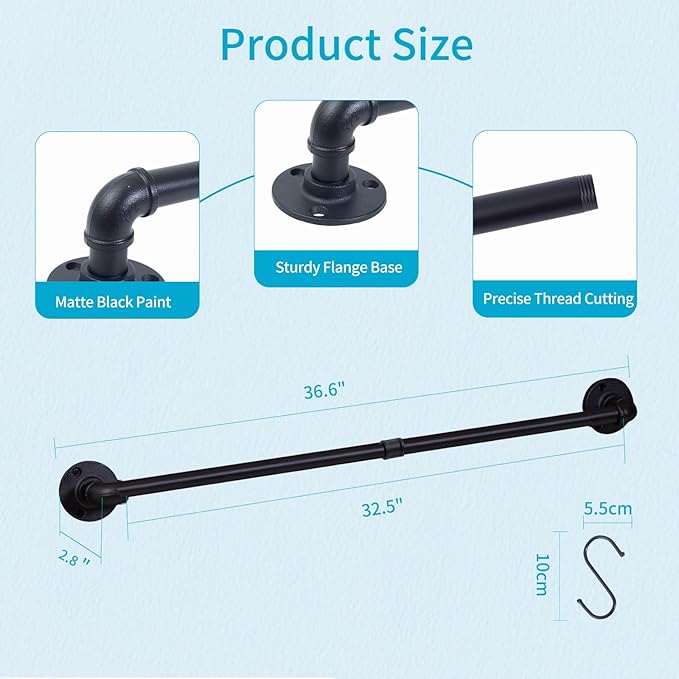 Pan Pot Lid Utensil Hanger Rack For Kitchen Organizer Wall Mounted Industrial Pipe Hanging Kitchen Storage Rack Pots Lids Pans Utensils Mugs Wall Holder With 10 Hooks