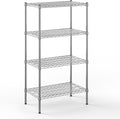 18" Deep x 30" Wide x 54" Height Wire Shelving Kit | 4-Tier | NSF Commercial Storage Rack Unit