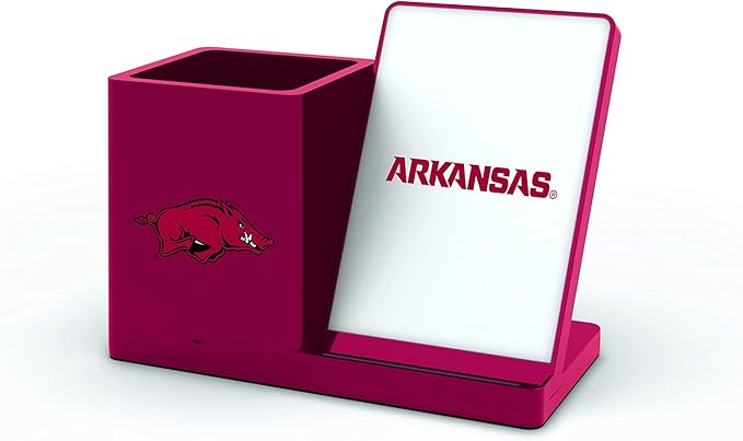 SOAR NCAA Unisex Cell Phone Wireless Charging Stand and Desktop Organizer