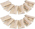 Vlando 12 Pcs Travel Jewelry Organizer Velvet Jewelry Pouch with Zipper Clear Travel Jewelry Bag for Travel Business Trip Mother‘s Day Gift for Mom Wife Women