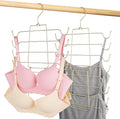 2 Pack Tank Top Hanger, Bra Organizer for Closet, Hanging Space Saving Sport Bra Lingerie Holder Closet Organizers and Storage, College Apartment Essentials, Gold