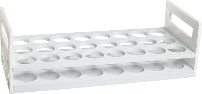 SP Bel-Art Scintillation Vial Rack; For 25-30mm Vials, 24 Places (F18512-0000), White