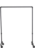William Roberts Vintage Industrial Heavy Duty Hanging Rod Garment Rolling Closet Organizer Rack (36 in., Wheels)