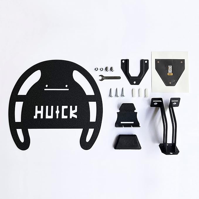 HUCK Helmet Dryer Helmet Holder Display Stand Wall Mount Hanger Rack with Ventilation Fan for Motorbike Helmets, Racing Suit, Gloves (Ventilated, USB Connector, Black)