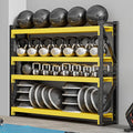 60" W Garage Shelving,4-Tier Heavy Duty Storage Shelves Unit with Adjustable Metal Shelf for Warehouse,Basement,Workshop,5000LBS,60" W x 24" D x 79" H,Black&Yellow