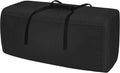 Porch Shield Outdoor Cushion Storage Bag 62 inch Waterproof Outside Storage Bags for Patio Furniture with Zippers and Handles Black