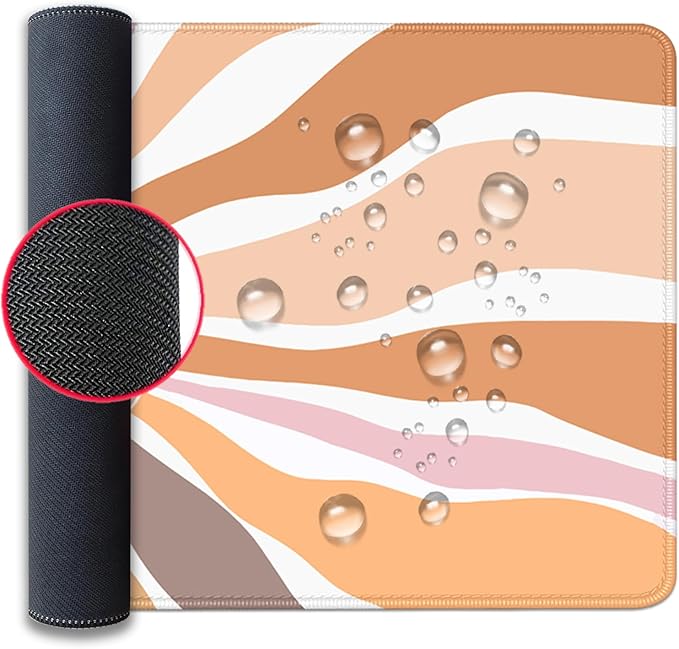 Artistic Sunlight Mouse Pad,XL Simplicity Mousepad Desk Pad with Stitched Edges,Non-Slip Waterproof Rubber Base Mouse Mat Desk Mat for Office Computer Keyboard Laptop Home(27.5x11.8 in)