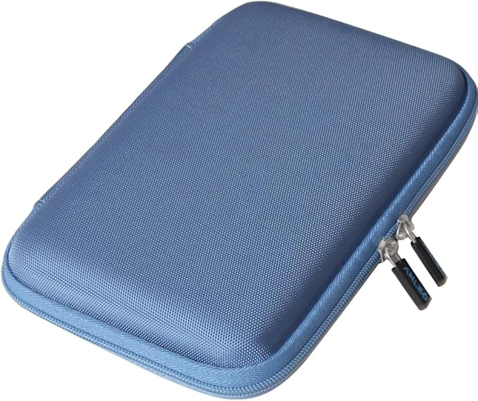 Anleo Hard Travel Case for SanDisk 500GB / 250GB / 1TB / 2TB Extreme Portable SSD (Sky Blue, Case for 3 Hard Drives)