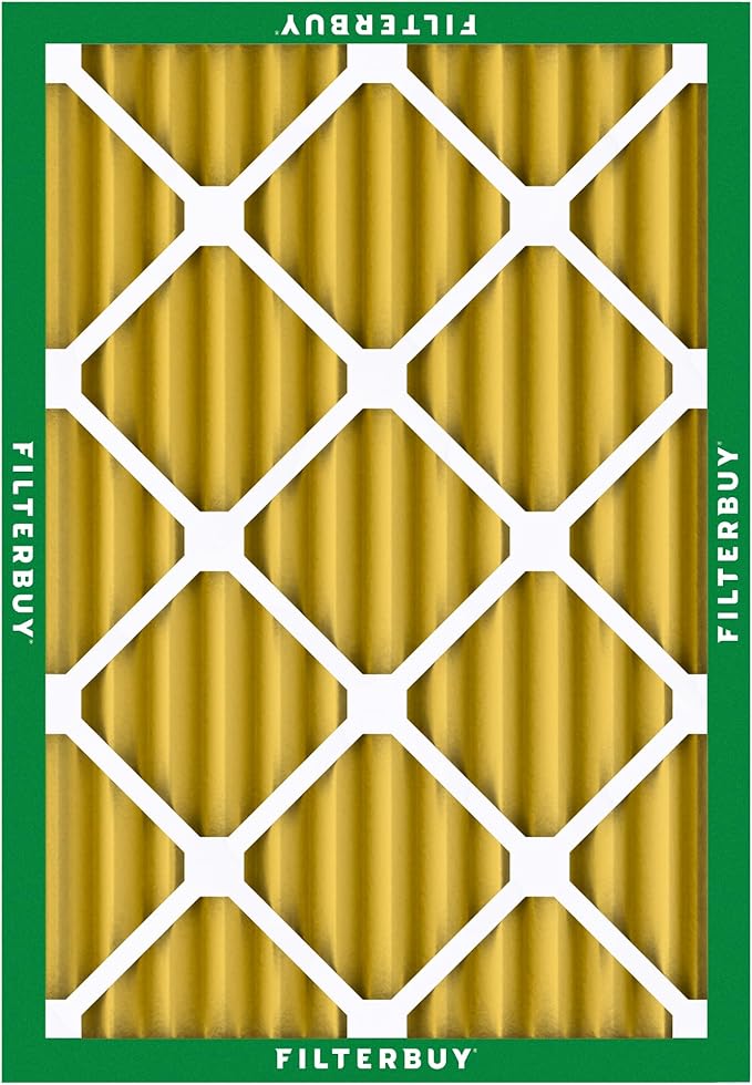 Filterbuy 10x17x2 Air Filter MERV 11 Superior Pet & Allergy Defense (4-Pack), Electrostatic Pleated Outer Filters for WEN 3410 (90243-027-2) Air Filtration System (Actual Size: 9.69 x 16.56 x 1.75)
