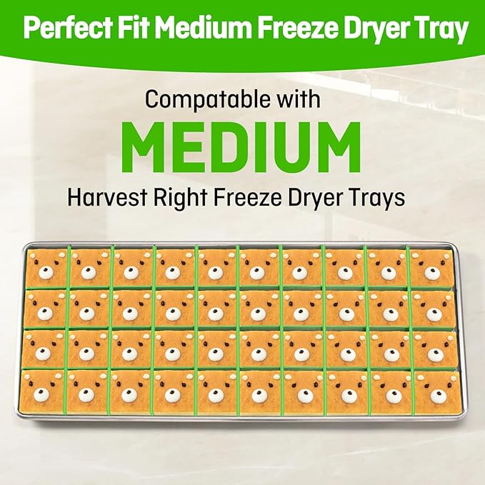 5 Sets Freeze dryer Tray Dividers For Harvest Right Freeze Dryer Medium Trays. Adjustable Locking Grid for The Cube Freeze Dryer,Freeze Dryer Accessories